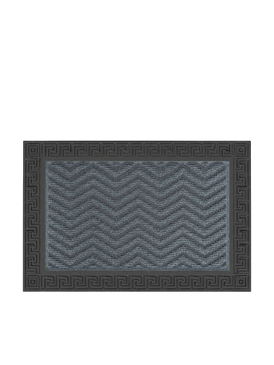 Relaxdays Covoraș de Intrare Negru 60x40 cm Gro...