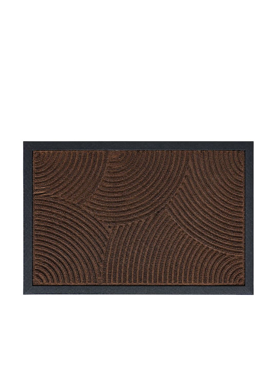 Relaxdays Covoraș De Intrare Maro 60x40cm Grosi...