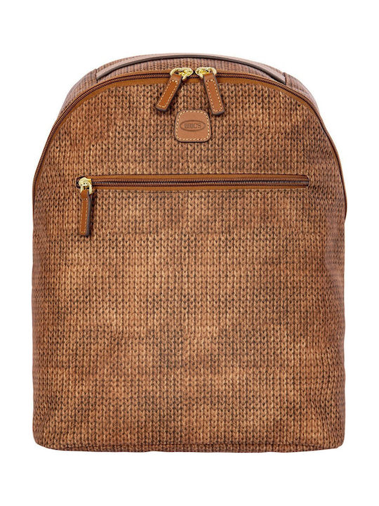 Bric's Milano Brown Leather Women's Backpack