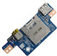 USB-Platine, USB- und SD-Kartenleser sowie Audioanschluss-Platine für Laptop Lenovo Ideapad Y700-15isk 80nv, Touch-15isk 80nw, Y700-17isk 80q0 Ns-a543 By511 45518112002 5c50k28152 5cd50k37661 Art.-Nr. 1-brd410