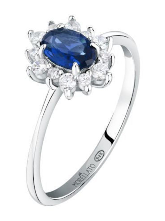 Morellato Single Stone Ring in Silver Morellato Single Stone Ring in Silver