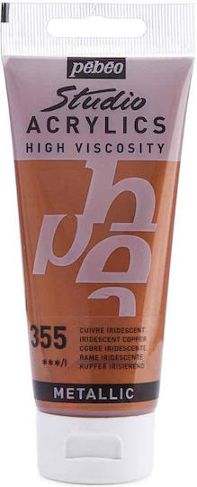 Studio Acrylics Acrylic Paint 100 ml Pébéo 355 Copper