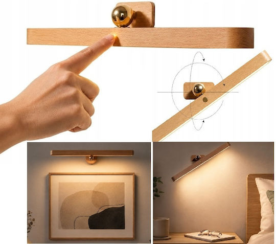 Aplica Modernă pentru Tablou cu LED Integrat și Lumină Albă Naturală, Bronz