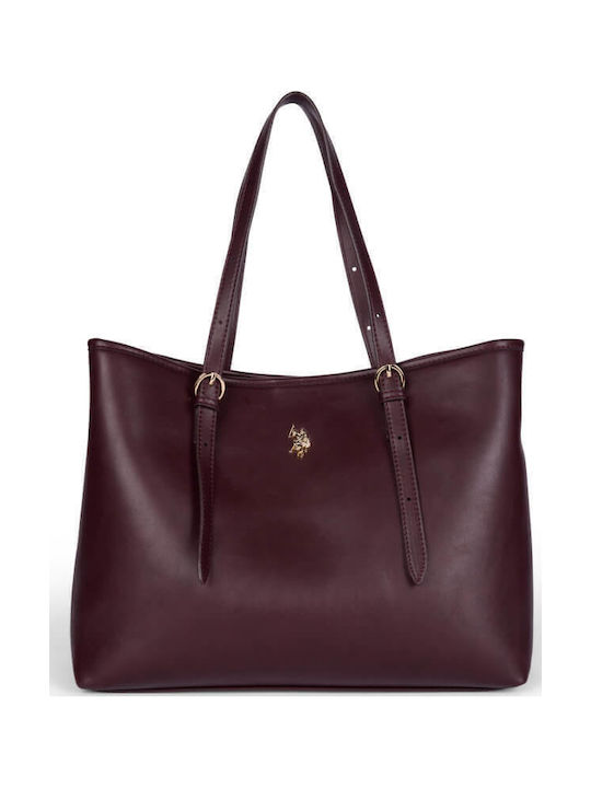 U.S. Polo Assn. Assn Women's Shoulder Bag Burgundy