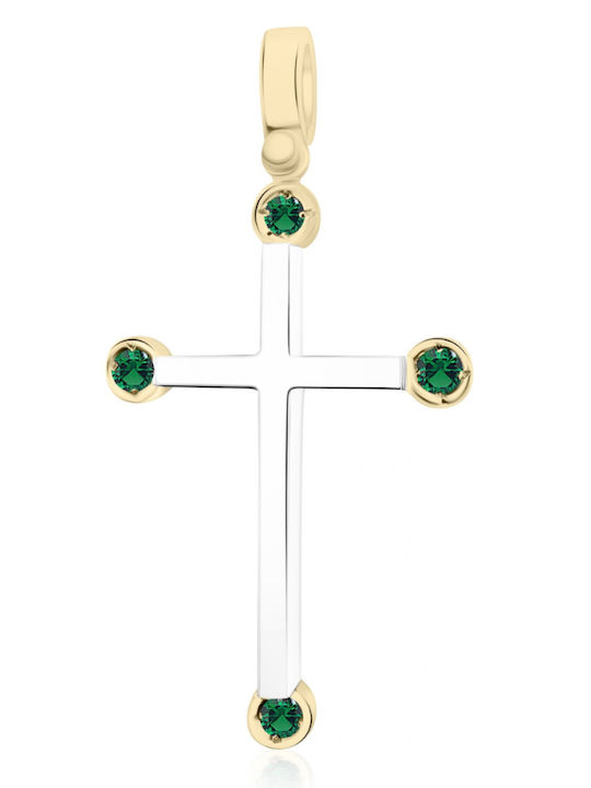Chrilia 14K Gold Cross Without Chain