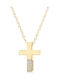 Chrilia 9K Gold Cross with Chain
