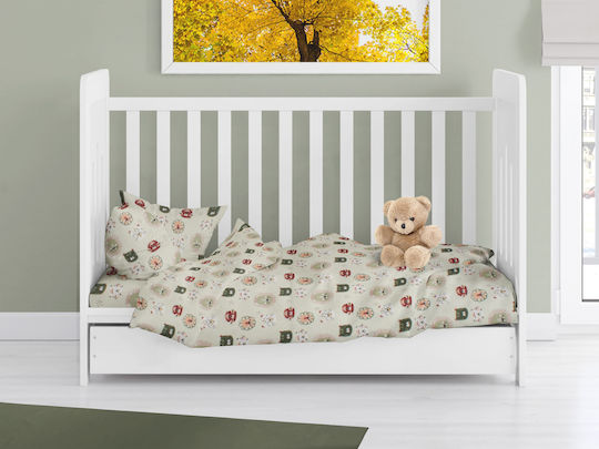Dimcol Bebe Big Cats 27 Multicolour Crib Duvet 120x160cm