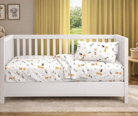Dimcol Bebe Giraffe 599 Σετ Πολύχρωμο 120x160cm 31111121078