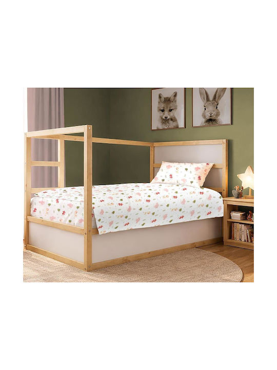 Dimcol Kids Single Duvet Set with Pillowcase Ha...
