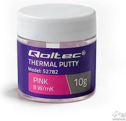 Qoltec Wärmeleitpaste mit hoher Wärmeleitfähigkeit 8 W/mK 10 g Rosa
