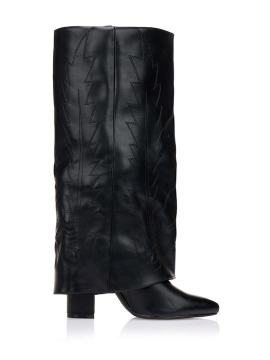 Damenstiefel mit Hohem Absatz Schwarz