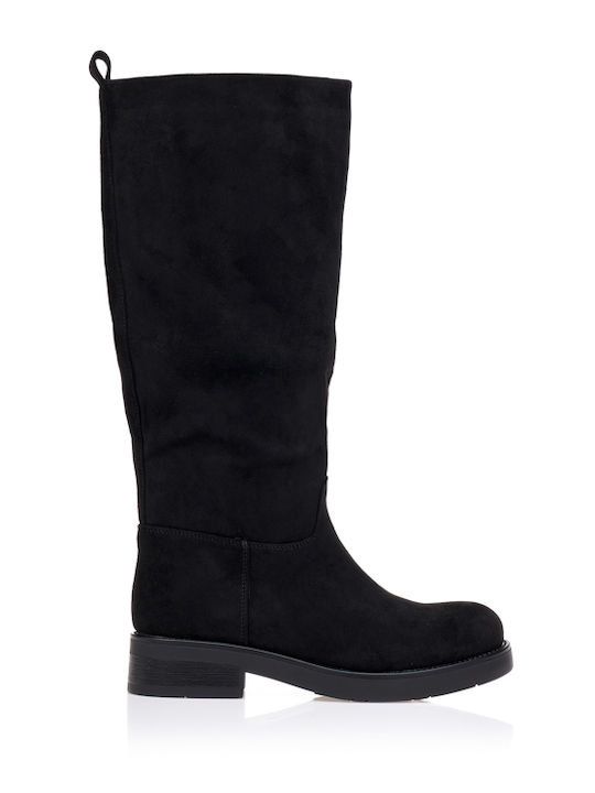 Tsoukalas Damenstiefel aus Wildleder mit Mittel...