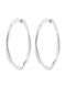 Pilgrim Presence Hoop Earrings Silver-plated 102636013 Ορείχαλκος