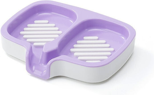 Suport pentru săpun din plastic violet 6426485616347