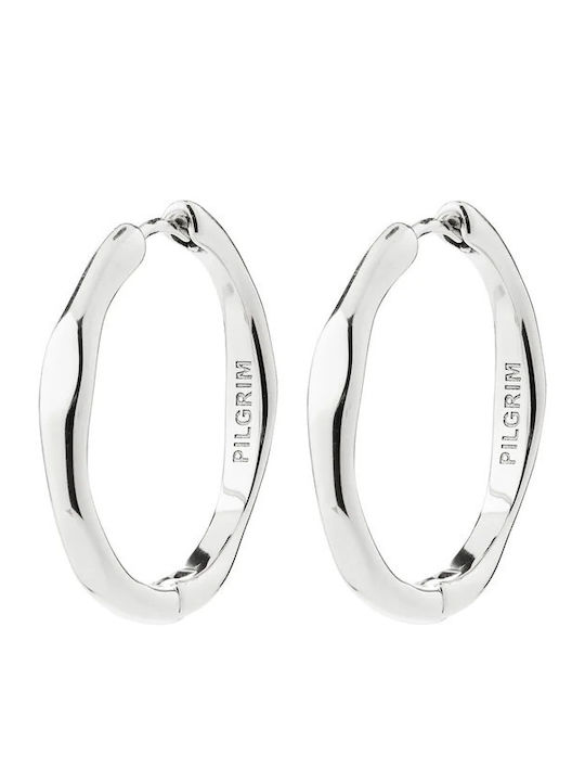 Pilgrim Inner Hoop Earrings Silver-plated 262636073