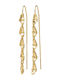 Pilgrim Eliyah Chain Earrings Gold-Plated 652612013 Brass
