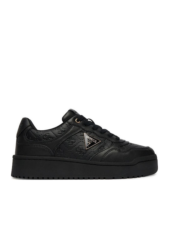 Guess Γυναικεία Sneakers Μαύρα