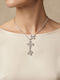 Prime Steel Halskette mit Blumenmotiv aus Stahl