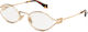 Miu Miu 53zv Zvn1o1 4921 Eyeglass Frame