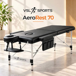 VSL Sports AeroRest Pat de Masaj Negru 185x70 cm