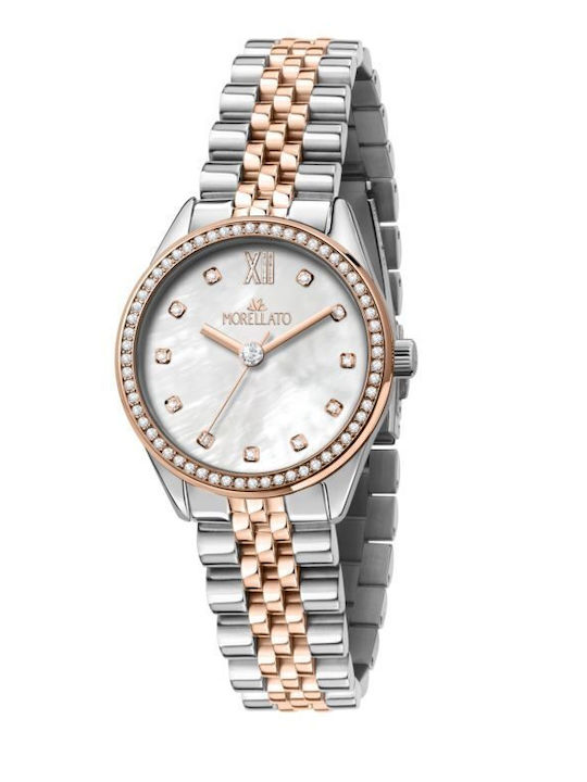 Women's 32mm Battery-Powered Watch with Silver Stainless Steel Bracelet