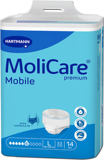 Hartmann Molicare Premium Mobile Πάνες Ακράτειας σε Μπλε Χρώμα 14τμχ