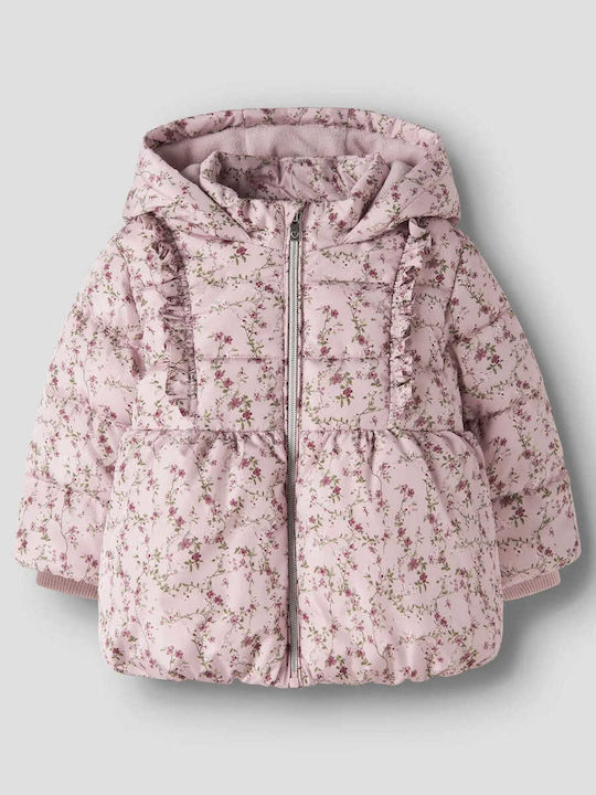 Name It Kids’ Quilted Jacket Short Violet Ice