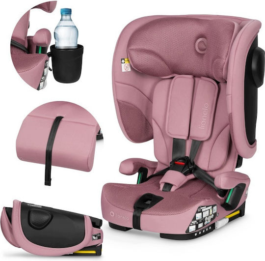 Lionelo Nelly i-Size Car Seat with Isofix Pink Mauve 9-36 kg