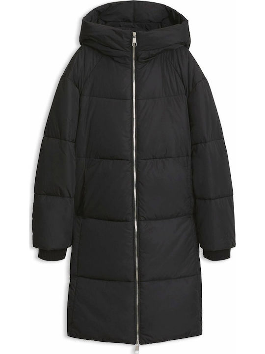Women's Puffer Jacket for Winter Black
