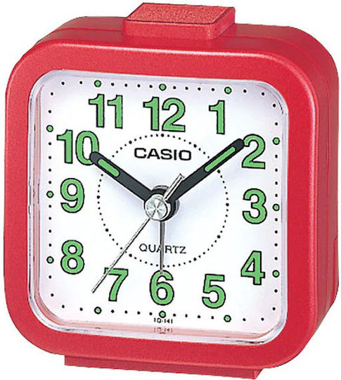 Casio Επιτραπέζιο Ρολόι με Ξυπνητήρι TQ-141-4D