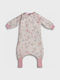 Tender Spring Baby Sleeping Bag with Legs Flex 1 Tog Ecru with Detachable Sleeves