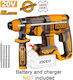 Ingco CRHLI22208 Ciocan Rotopercutor cu Acumulator Brushless 20V Solo cu Prindere SDS Plus