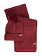 Saltburn Beanie Women's Knitted Beanie in Burgundy