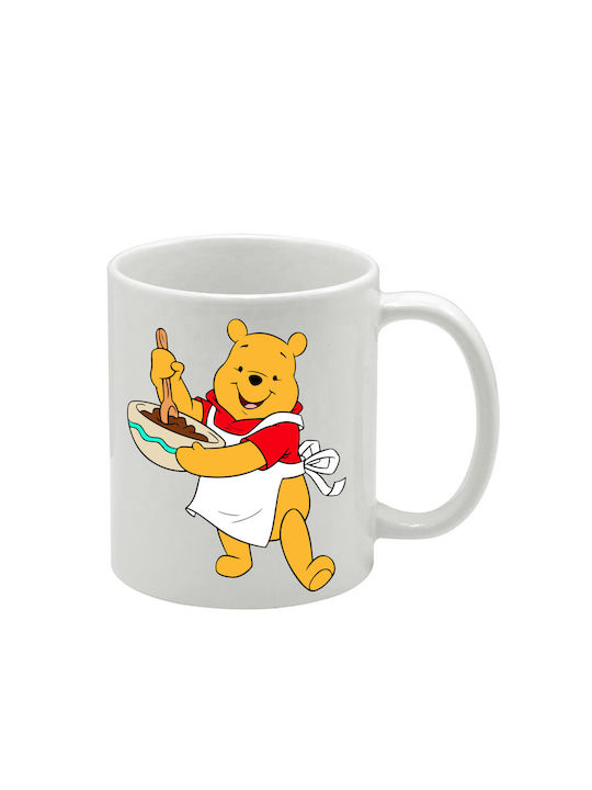 Λευκή Κούπα Winnie Pooh