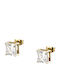 Karl Lagerfeld Lights Earr Brass Yg Cz White 0.8cm