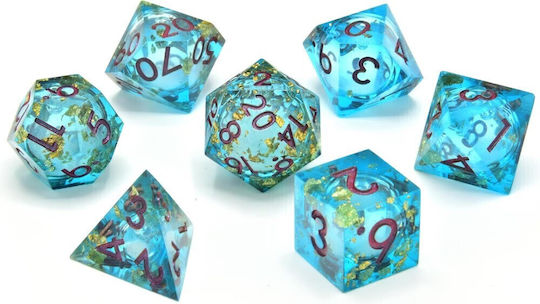 Aqua Astra Liquid Core Rpg Dice Set