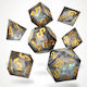 Set de zaruri RPG Orbeus cu nucleu lichid