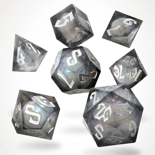 Set de Zaruri RPG cu Nucleu Lichid Nebula Night