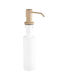 Round Head Built-in Kitchen Dispenser Plastic Beige 400ml