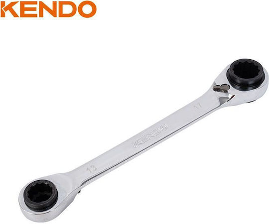 Kendo 15584 Σετ Γερμανοπολύγωνο Καστάνιας 4 1 10-13-17-19mm 4tmx