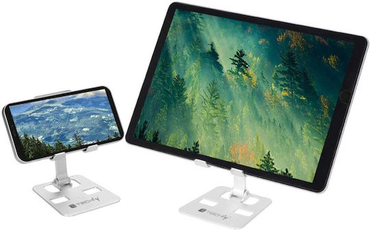 Techly Επιτραπέζια Αναδιπλούμενη Βάση Στήριξης Τηλεφώνου Tablet
