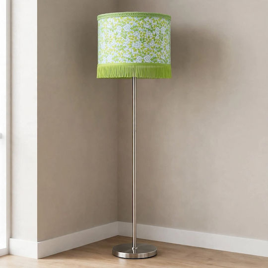 Floor Lamp with E27 Bulb Holder Green Neon