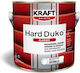 Kraft Βερνικόχρωμα Αντιδιαβρωτικό Διαλύτου Hard Duko 0.375lt Λευκό Γυαλιστερό