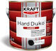 Kraft Βερνικόχρωμα Διαλύτου Hard Duko 0.18lt Μαύρο Γυαλιστερό