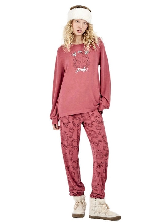 Gisela Winter Women's Pink Pyjama Set