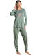 Relax Anatomic Winter Women's Pyjama Set Pistachio 3426045-Pistachio