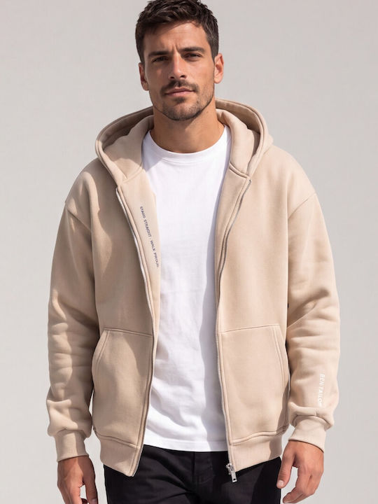 Ben Tailor Beige Hooded Sweatshirt