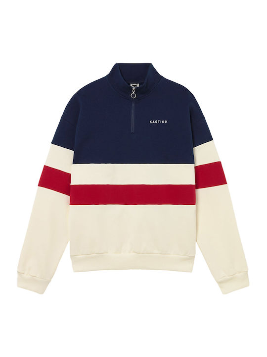 Kaotiko Ivory/Blue/Salsa Sweatshirt
