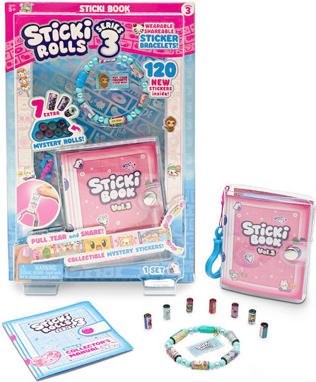 Jazwares Παιδική Χειροτεχνία Sticki Book S3