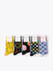 Prive Patterned Socks Multicolour 5 Pack